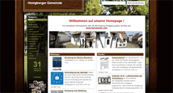 Desktop Screenshot of honigberger.com